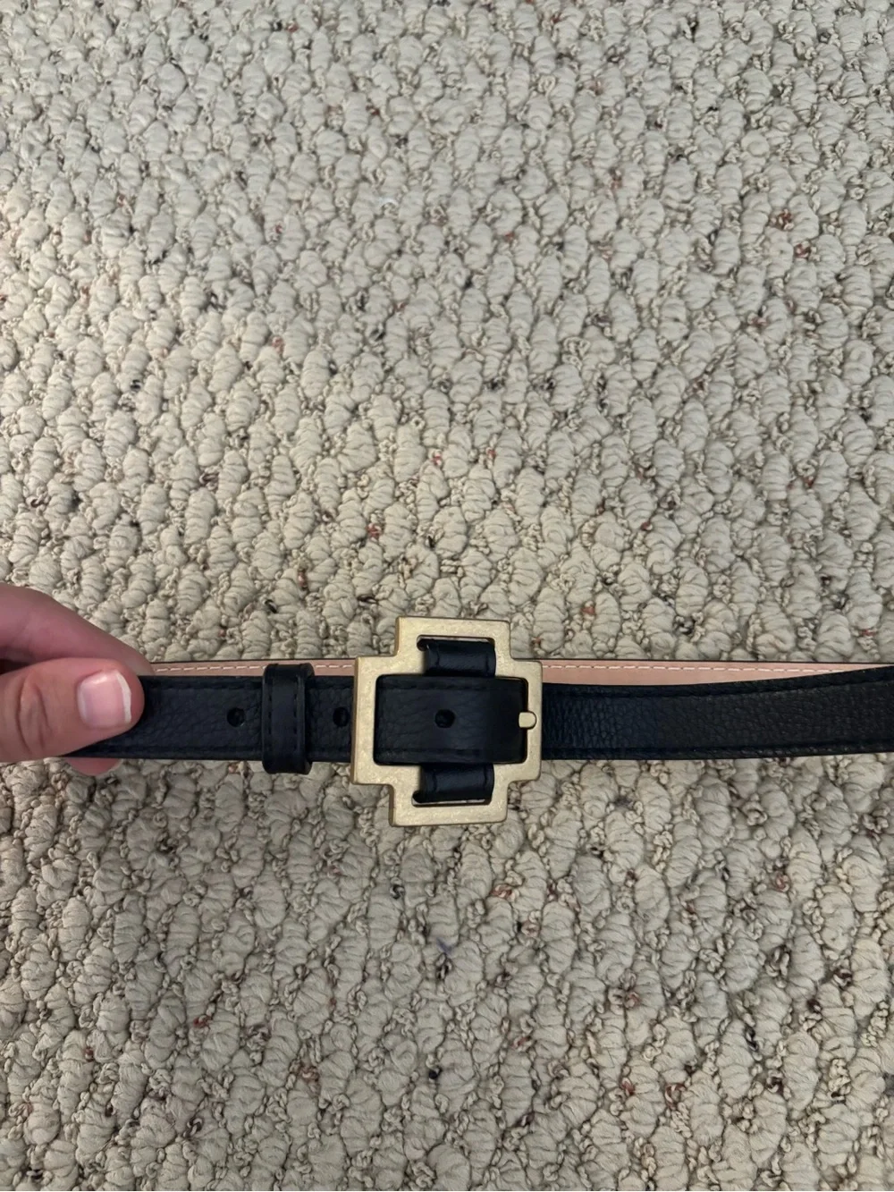 Bally Black Leather Belt Size 90/36 Made in Italy